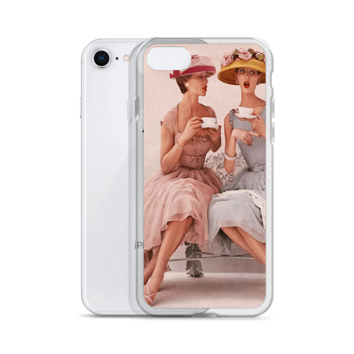 Two ladies at tea 1950s Custom Phone Case product image (51)