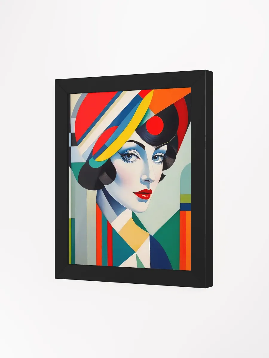 Vibrant Lucy - Flapper Girl - Wall Art - Framed product image (22)