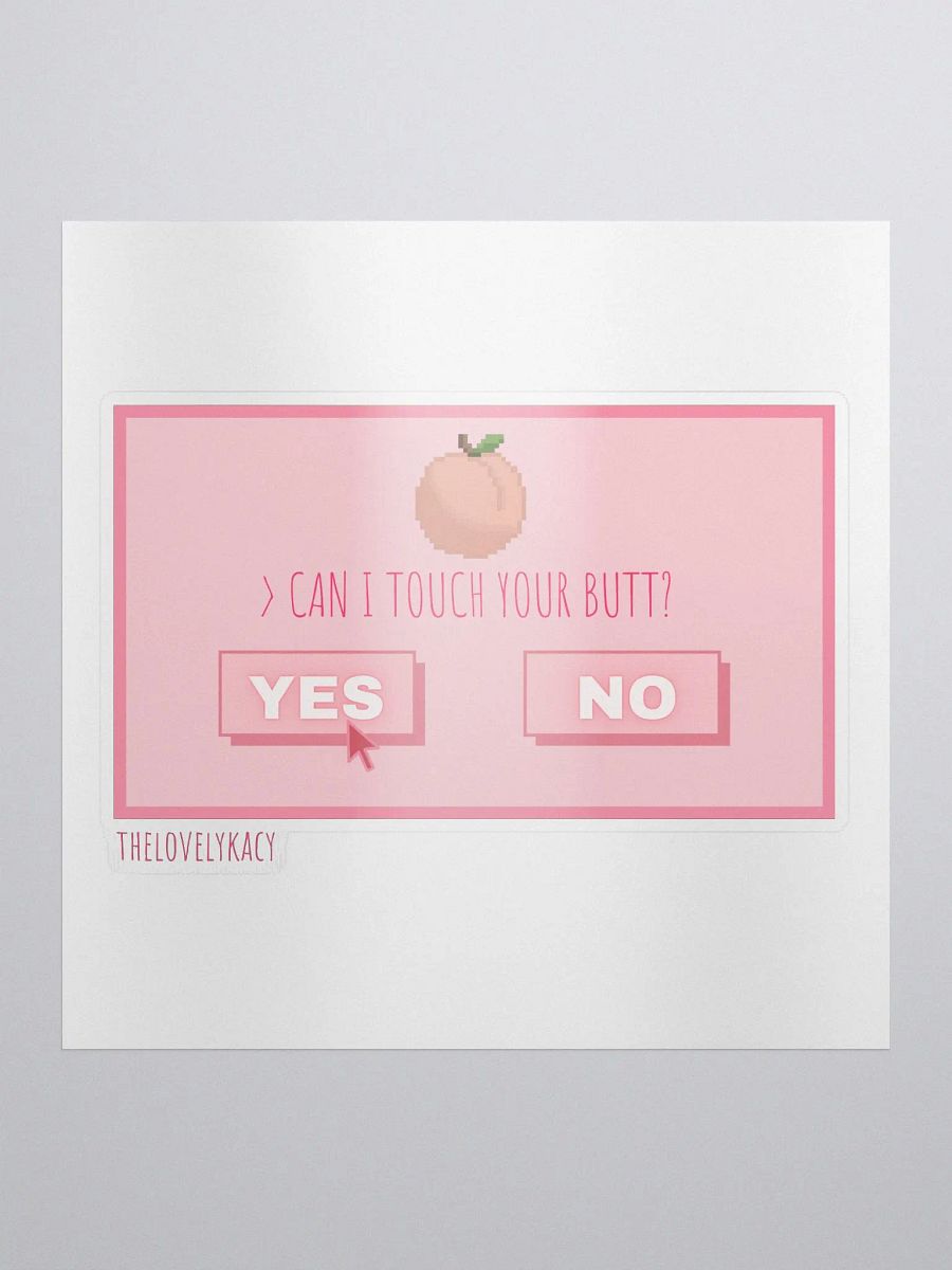 What's Up Peach? Sticker product image (1)