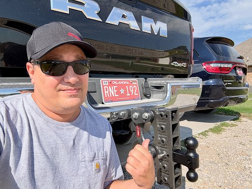 No doubt I’m the biggest. Nothing says I’m a real man like a 75 pound mega-duty hitch from @genyhitch they don’t call it the ...