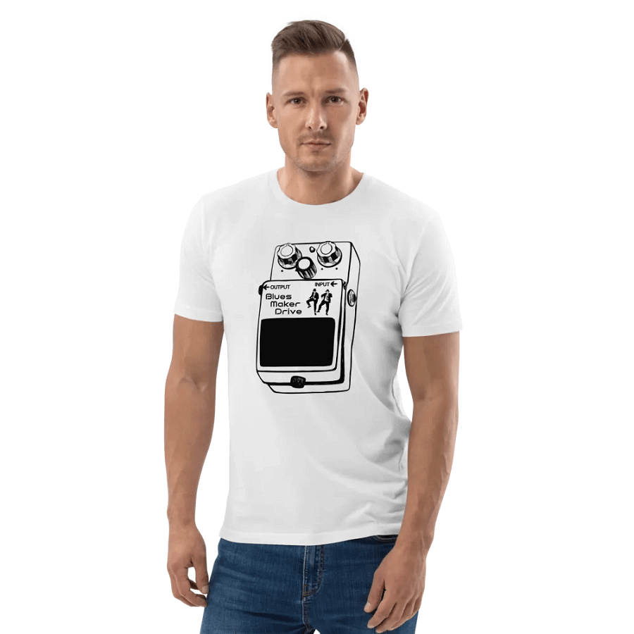 Funny Vintage Guitar Effects Pedal Shirt Stompbox Rock blues T shirt skins sleeves and more - For bluesman and rockers from Amazon to Nashville. Guitar Effects Pedal Stomp Box Blues maker Drive product image (4)