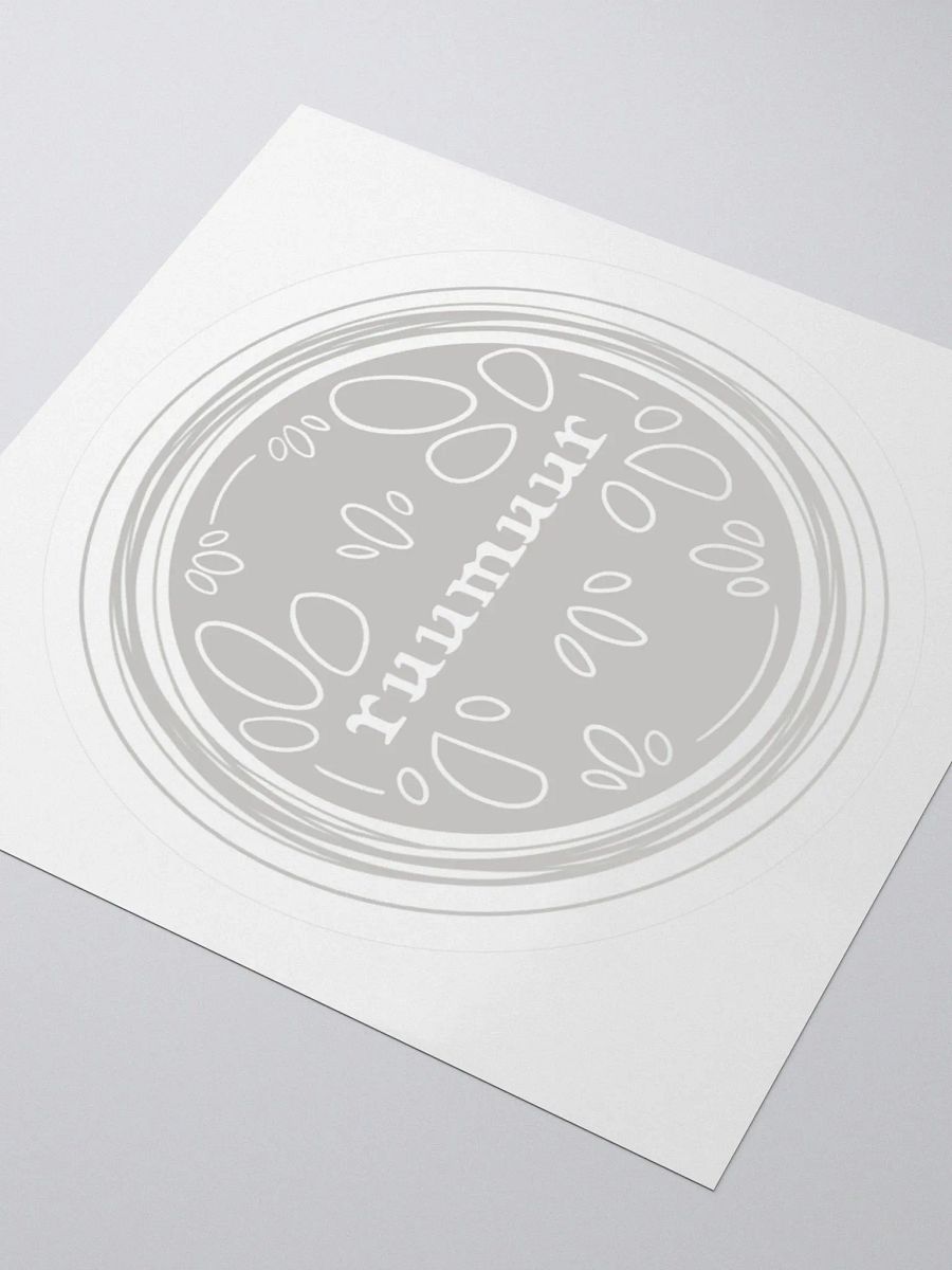 Ruumuur "Timeless" Sticker Logo - Off White product image (3)