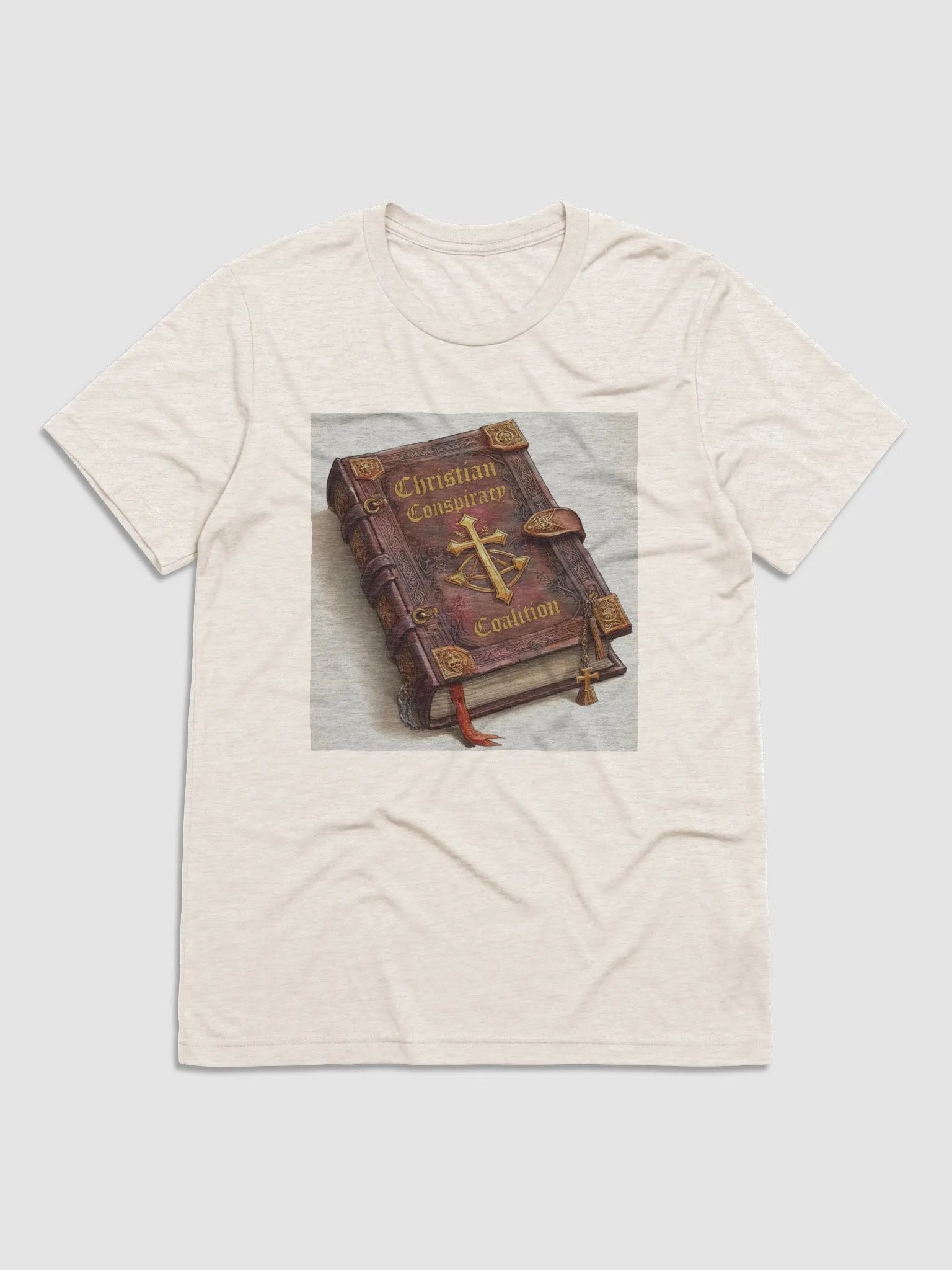 Christian Conspiracy Coalition (Bible Edition) - Triblend Short Sleeve T-Shirt product image (1)