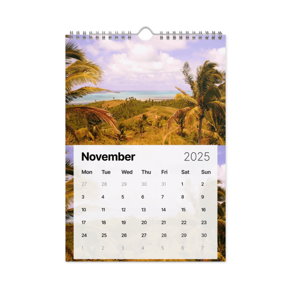 Calendar 2025 - Cook Islands 'Heaven on Earth' product image (9)