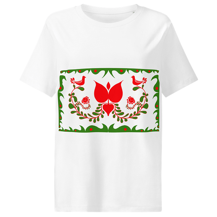 Hungarian Folk-Inspired Floral Harmony Women's T-Shirt product image (1)