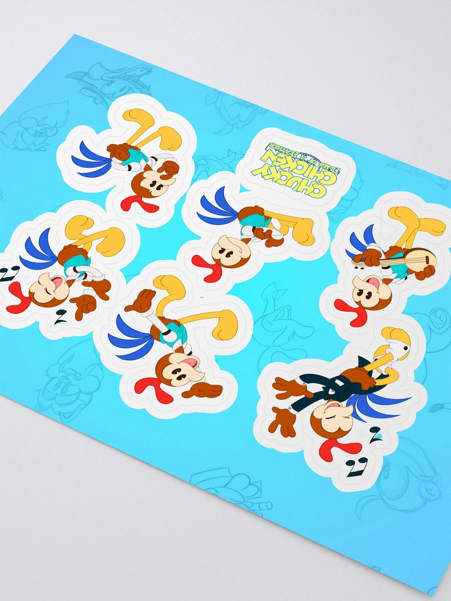 Chucky Chicken Sticker Sheet product image (2)
