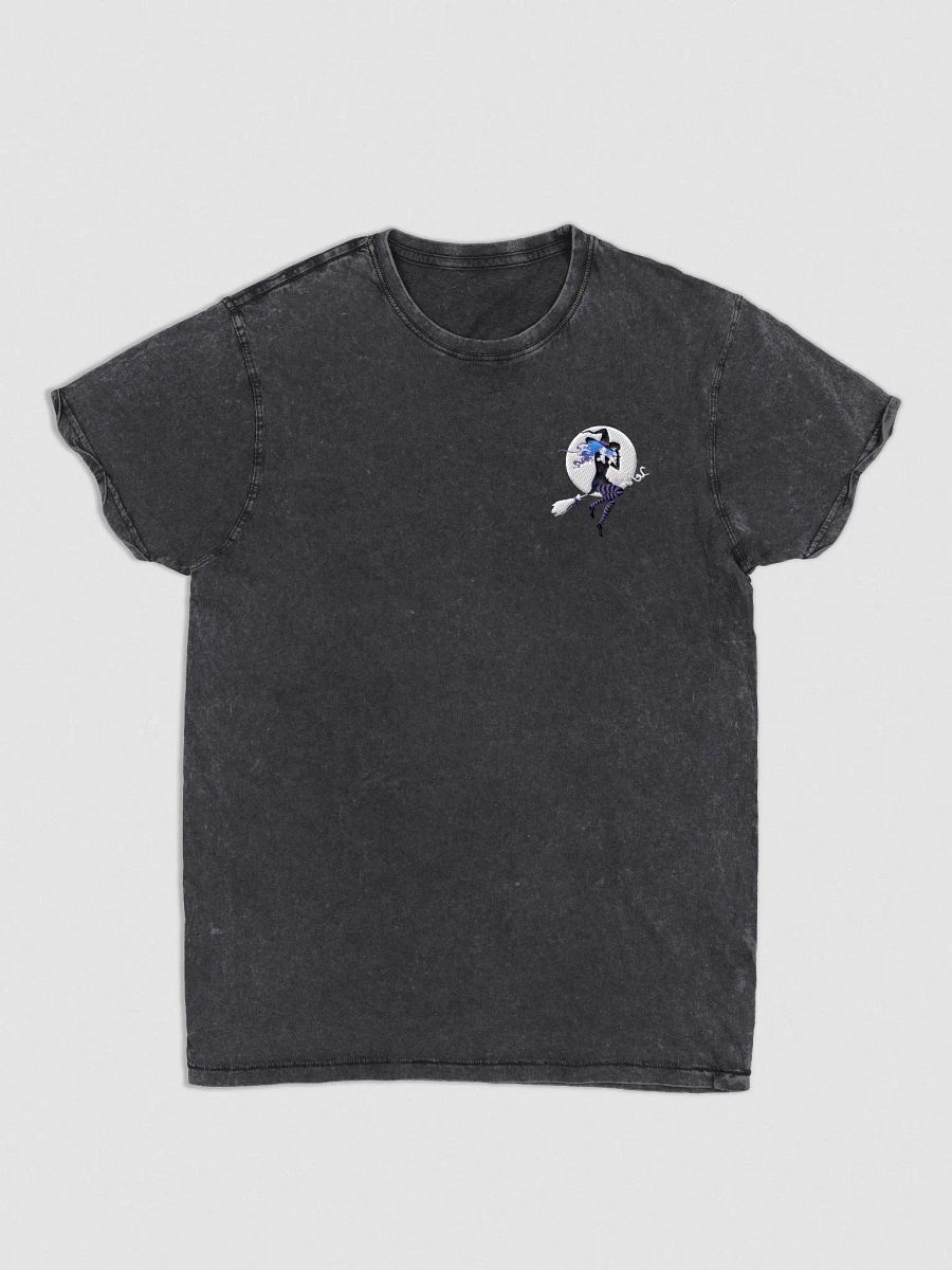 Over The Moon Embroidery Denim Tee product image (1)