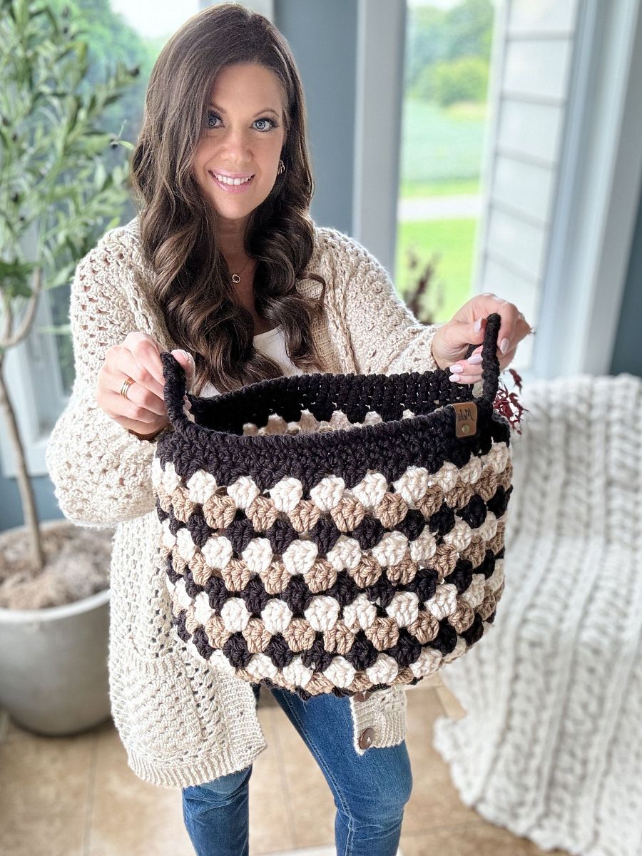 Fall For Granny Basket Crochet Pattern product image (1)