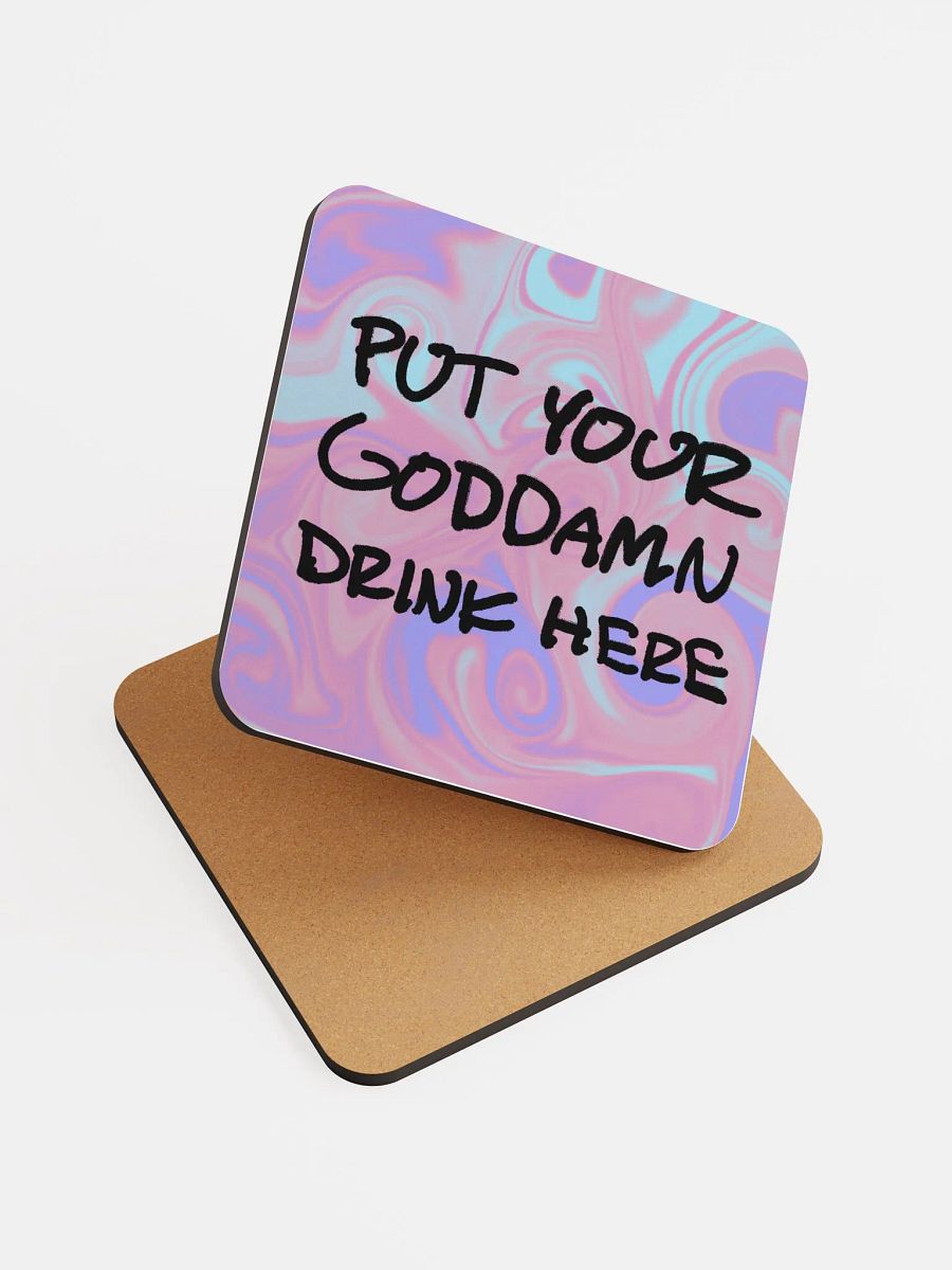 PYGDH coaster (trippy marble #1) product image (6)