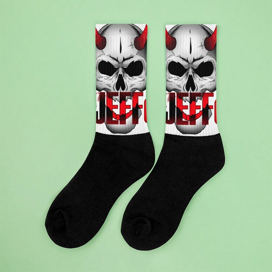 Black Foot Sublimated Socks product image (7)