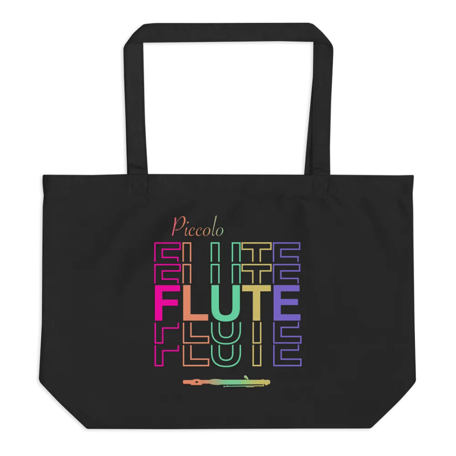 Symmetrical Flute Graphic Tote Bag - Piccolo product image (4)