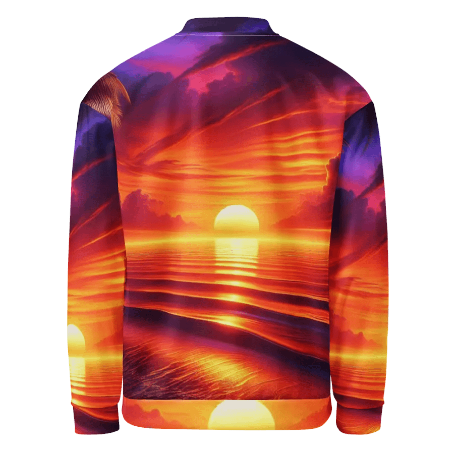 Sunset Serenade Bomber Jacket | AI Design product image (2)