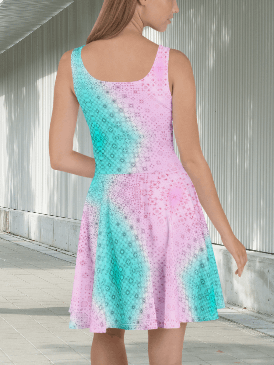 Kaleidoscope Symphony Skater Dress product image (3)