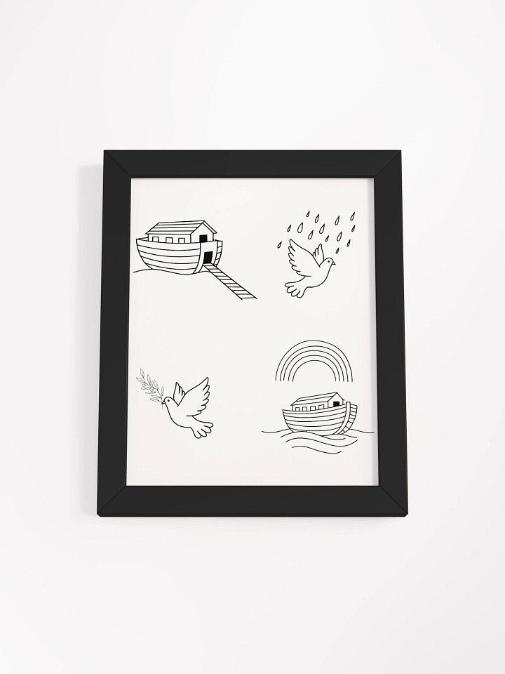 Noah's Ark Storyline Framed High-Quality Matte Poster product image (3)