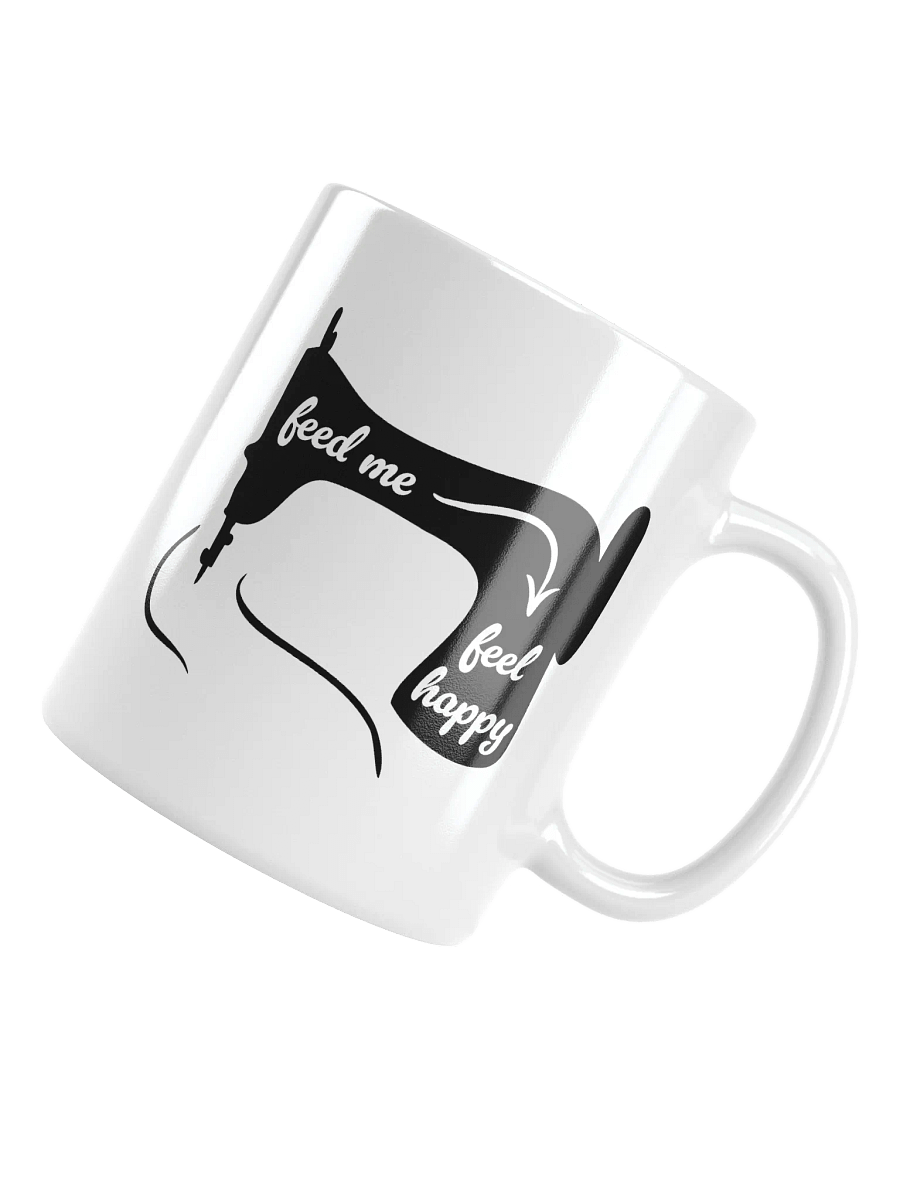 Feed Me Feel Happy Mug product image (4)