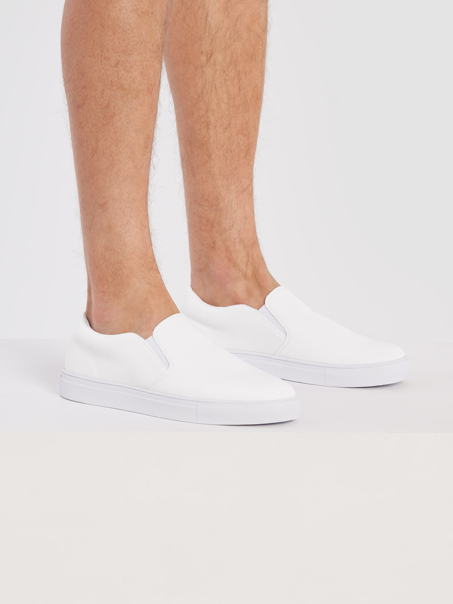 Photo showing Men's Slip-On Canvas Shoes