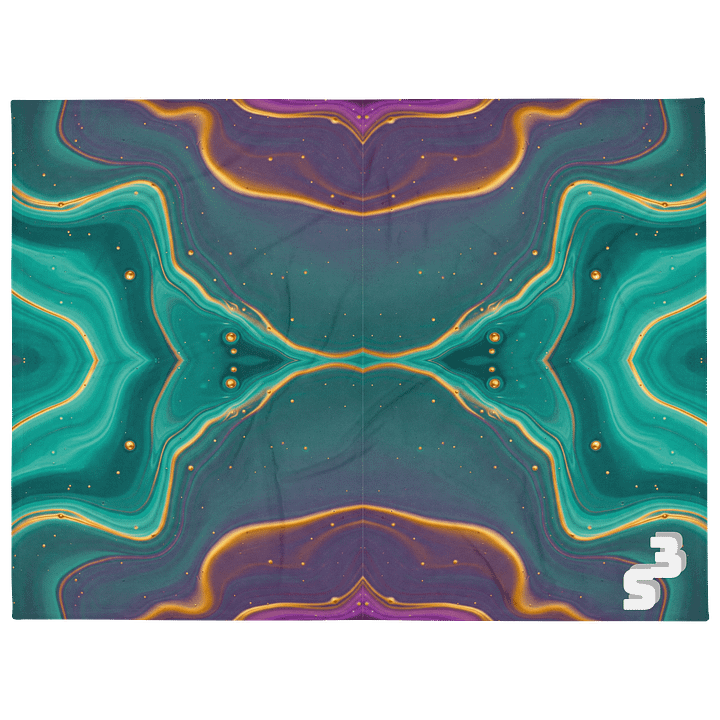 S³ Liquid Drops Off Jupiter Throw Blanket product image (1)