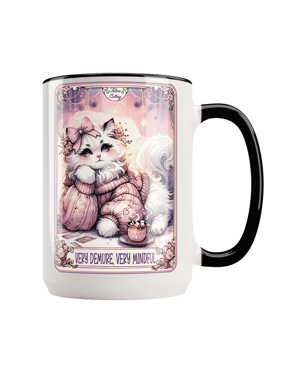 Cozy Cat Mindfulness Mug – 15oz product image (2)