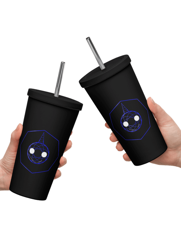 narwhal labs black steel water cup product image (5)