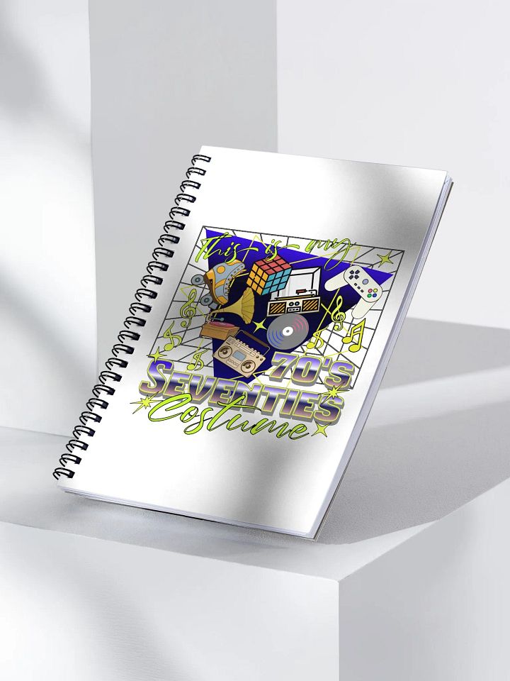 This Is My 70s Costume Nostalgia Spiral Notebook product image (2)