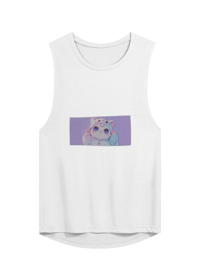 Cute Cat Hooded Muscle Tank product image (1)