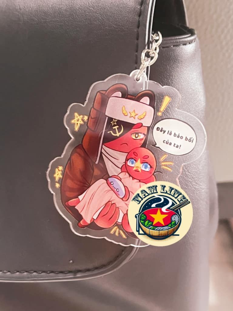 Countryhumans Ussr x Vietnam ( keychain 6 cm ) product image (3)