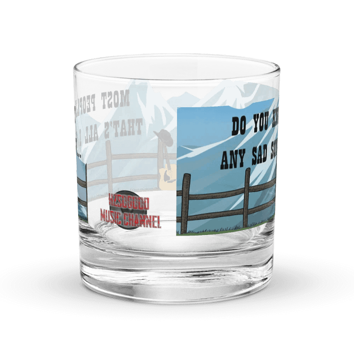 Sad Songs Whiskey Glass product image (1)
