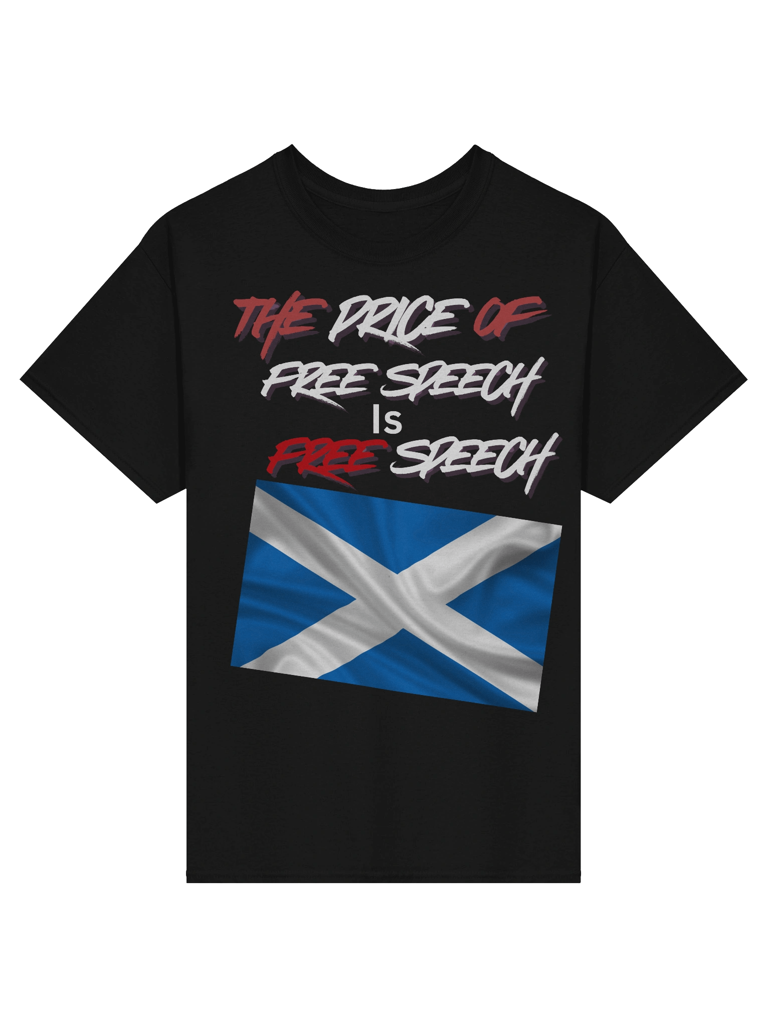 Scottish Free Speech Flag T-Shirt product image (3)