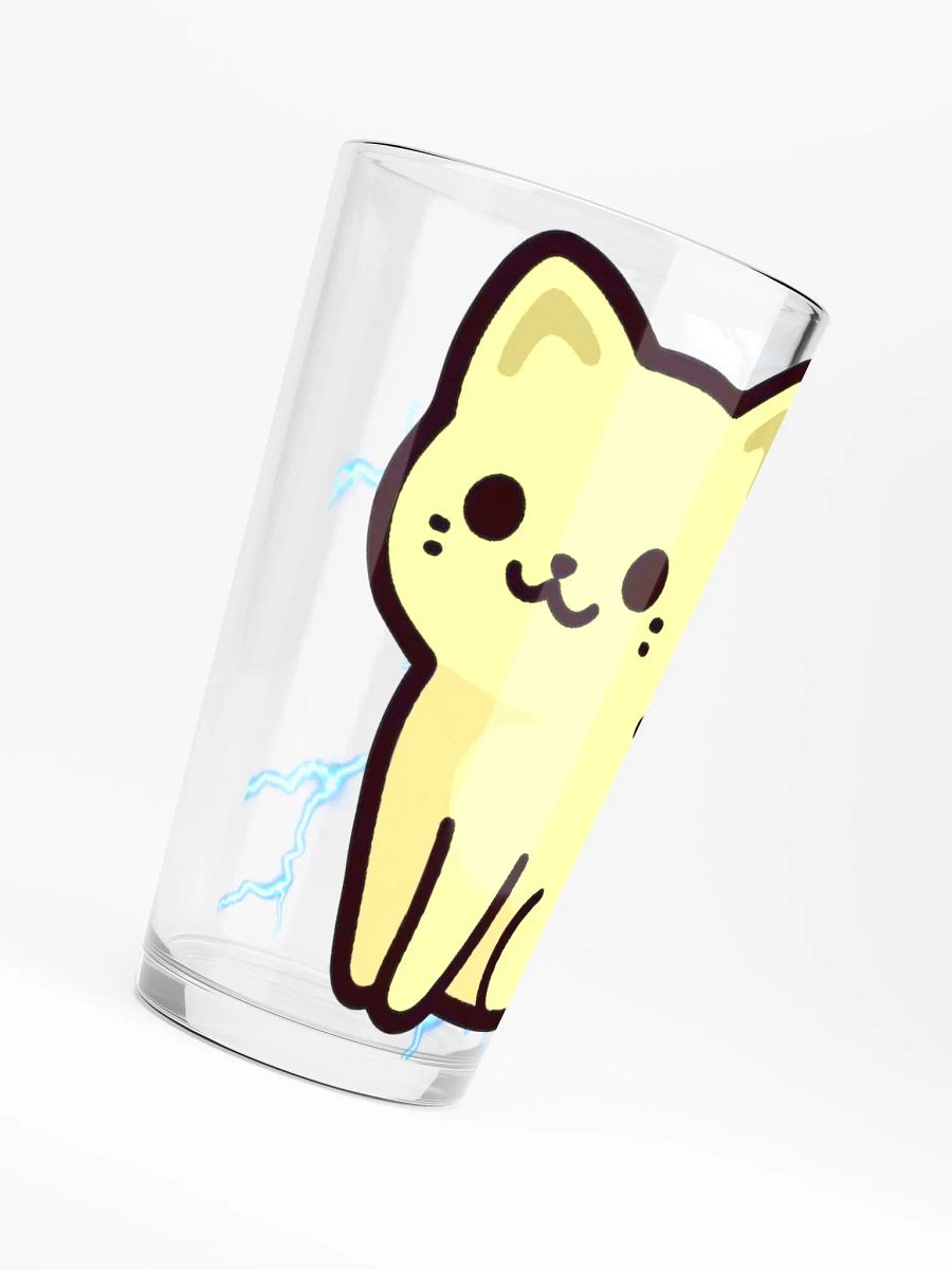 Lightning Kitty! Glass product image (6)