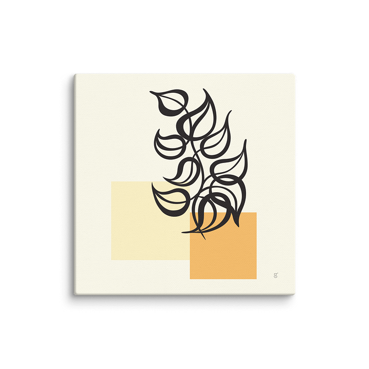 Organic Lines Canvas Print - Abstract Image No. 2 product image (1)