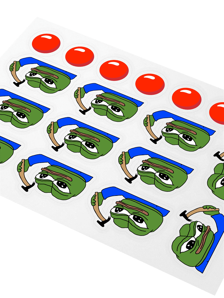 Stickers! - Pepe Hammer Pack! product image (2)