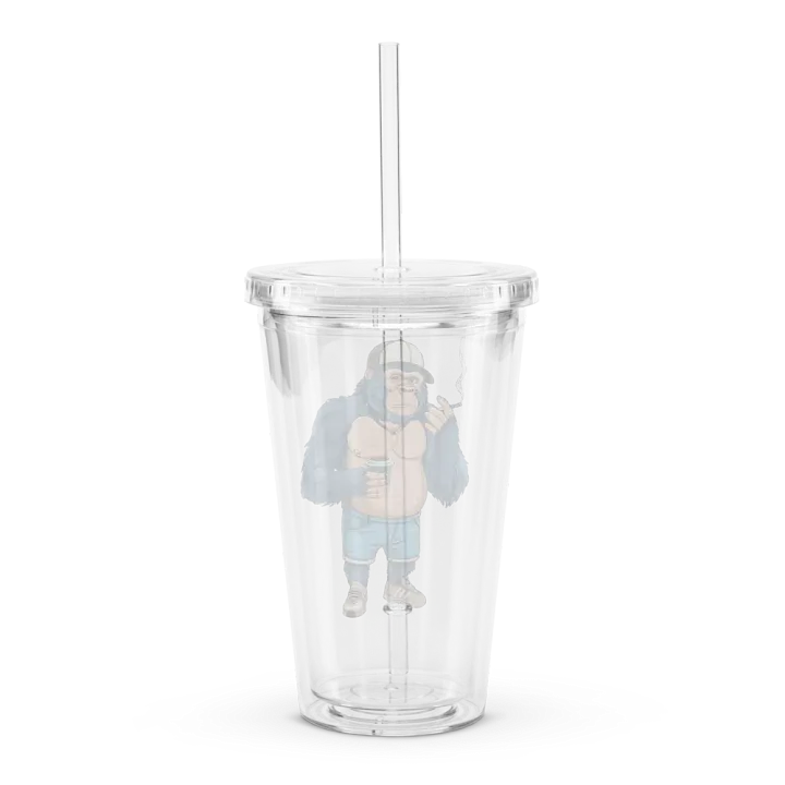 Blue Gorilla Double Wall Clear Plastic Tumbler (16 oz) product image (2)