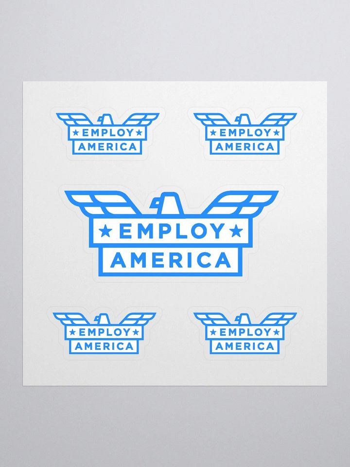 Employ America Logo Sticker Sheet product image (2)