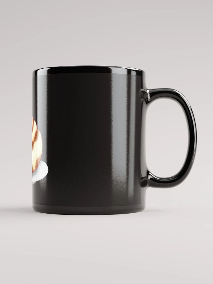 Capybara Cinn Roll Black Glossy Mug product image (1)