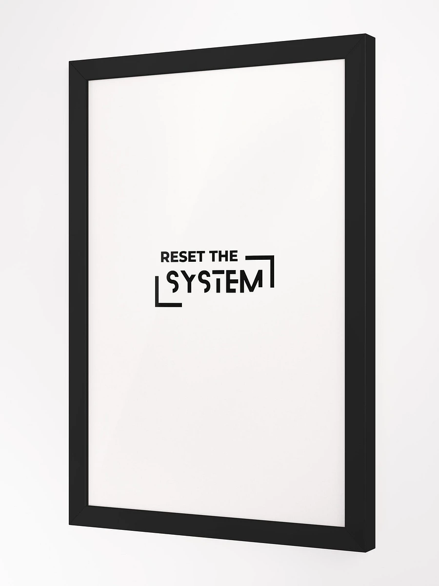 Framed matte poster reset the system product image (12)