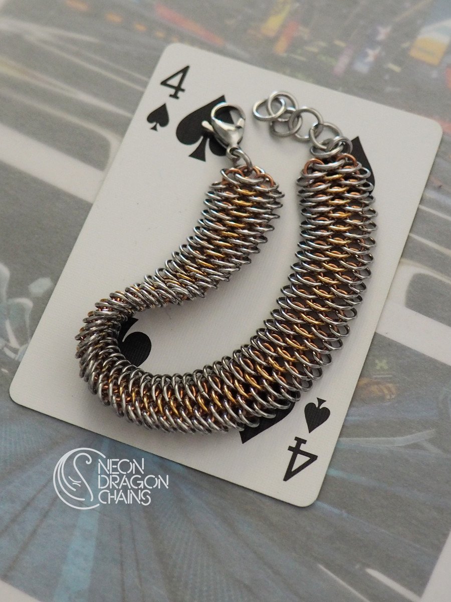 Chromander Bracelet / Copper Vertebrae OOAK product image (2)