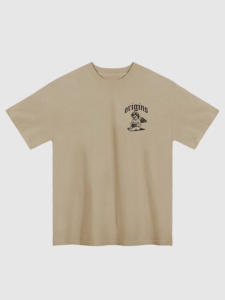 Cracked Helmet Red Text Oversized Tee product image (2)
