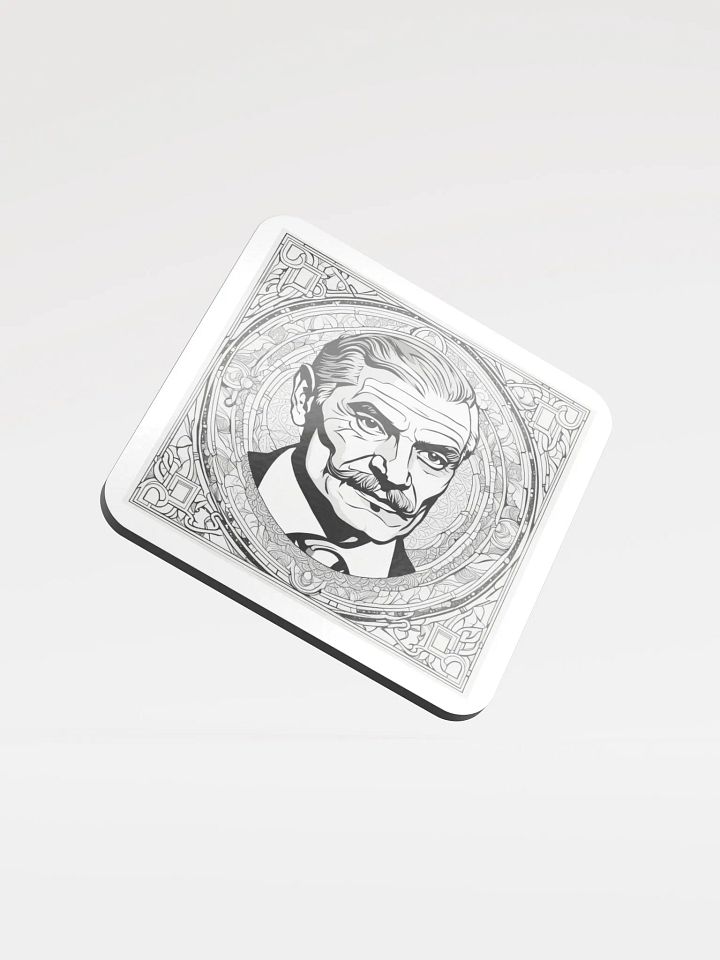 Ornate Gentlemen Cork Coaster Set product image (1)