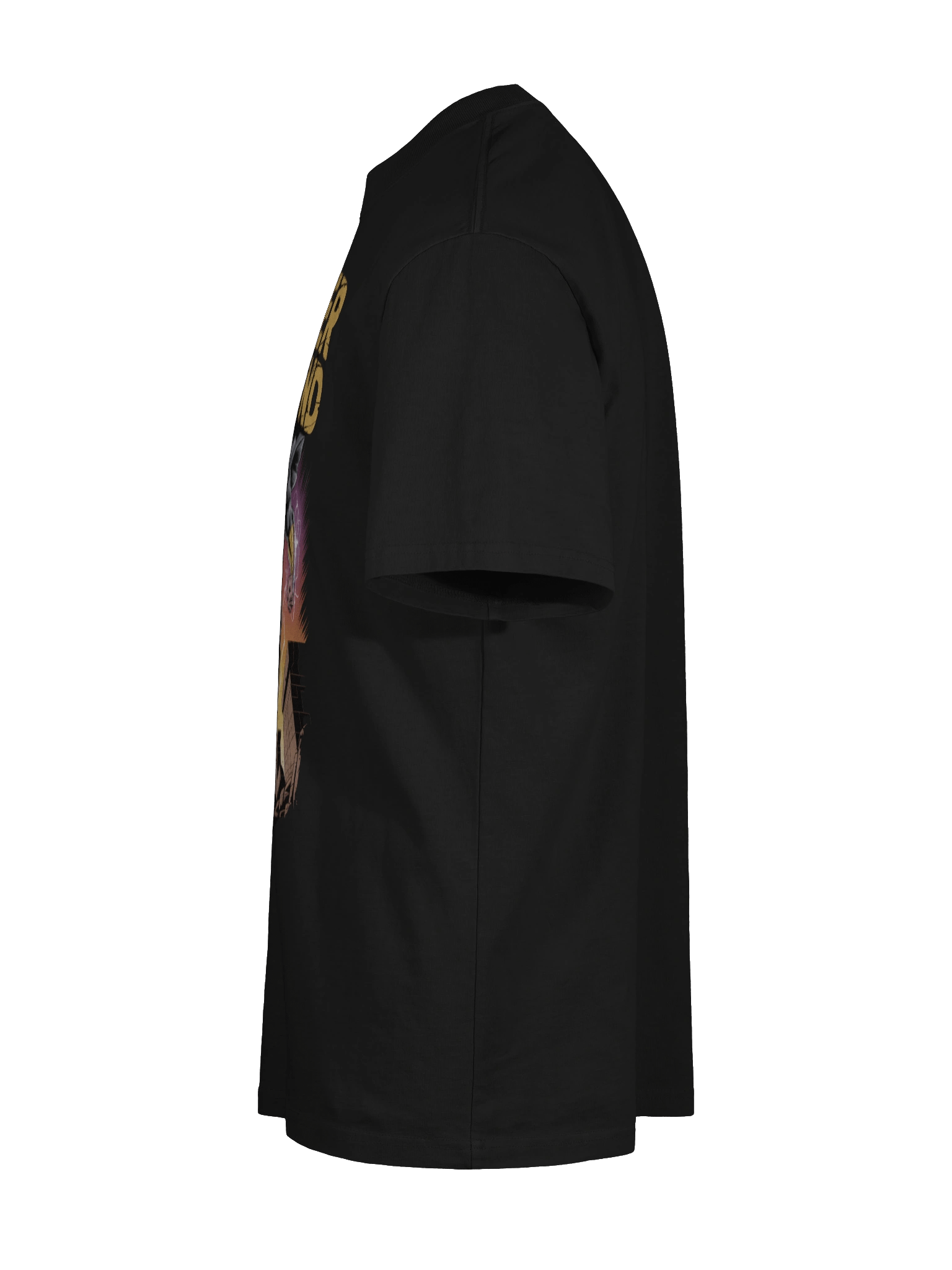 Power Unbound: Black Adam Inspired Oversized Faded T-Shirt product image (10)