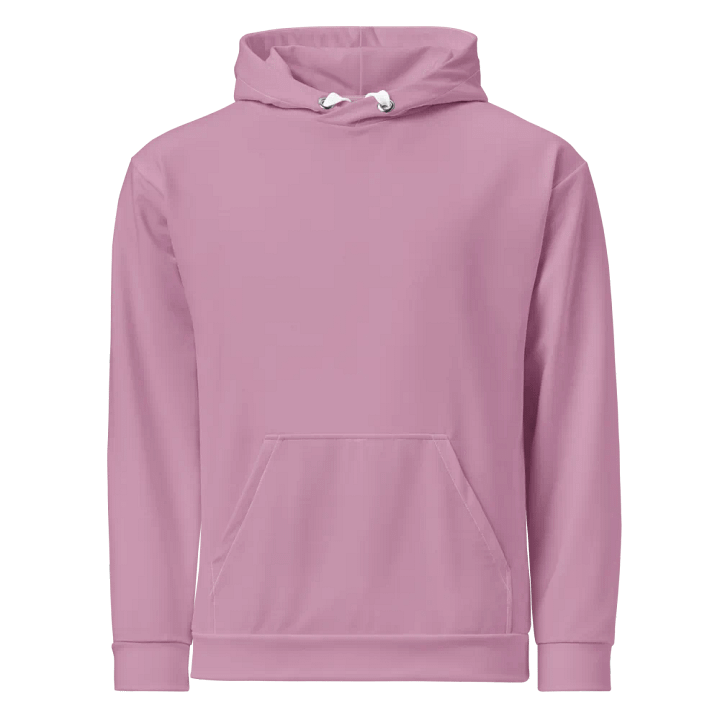 Plain Lilac Purple Soft Summer Unisex Recycled Polyester Heavyweight Premium Hoodie by Treasure Pie product image (1)