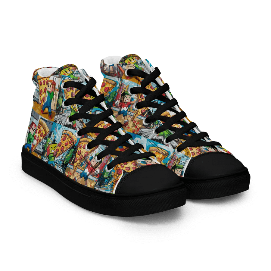 Pizza Modern Art High Top Male product image (1)