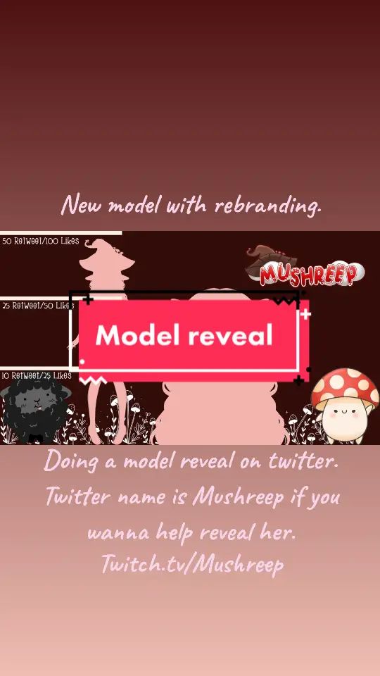 Debutting my new model art for rebranding on twitter if you wanna help reveal her. #vtuberdebut #vtubermodelreveal #envtuber #vtuberuprising 