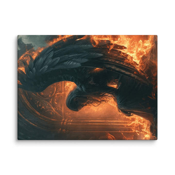 Burning angel - Canvas product image (1)