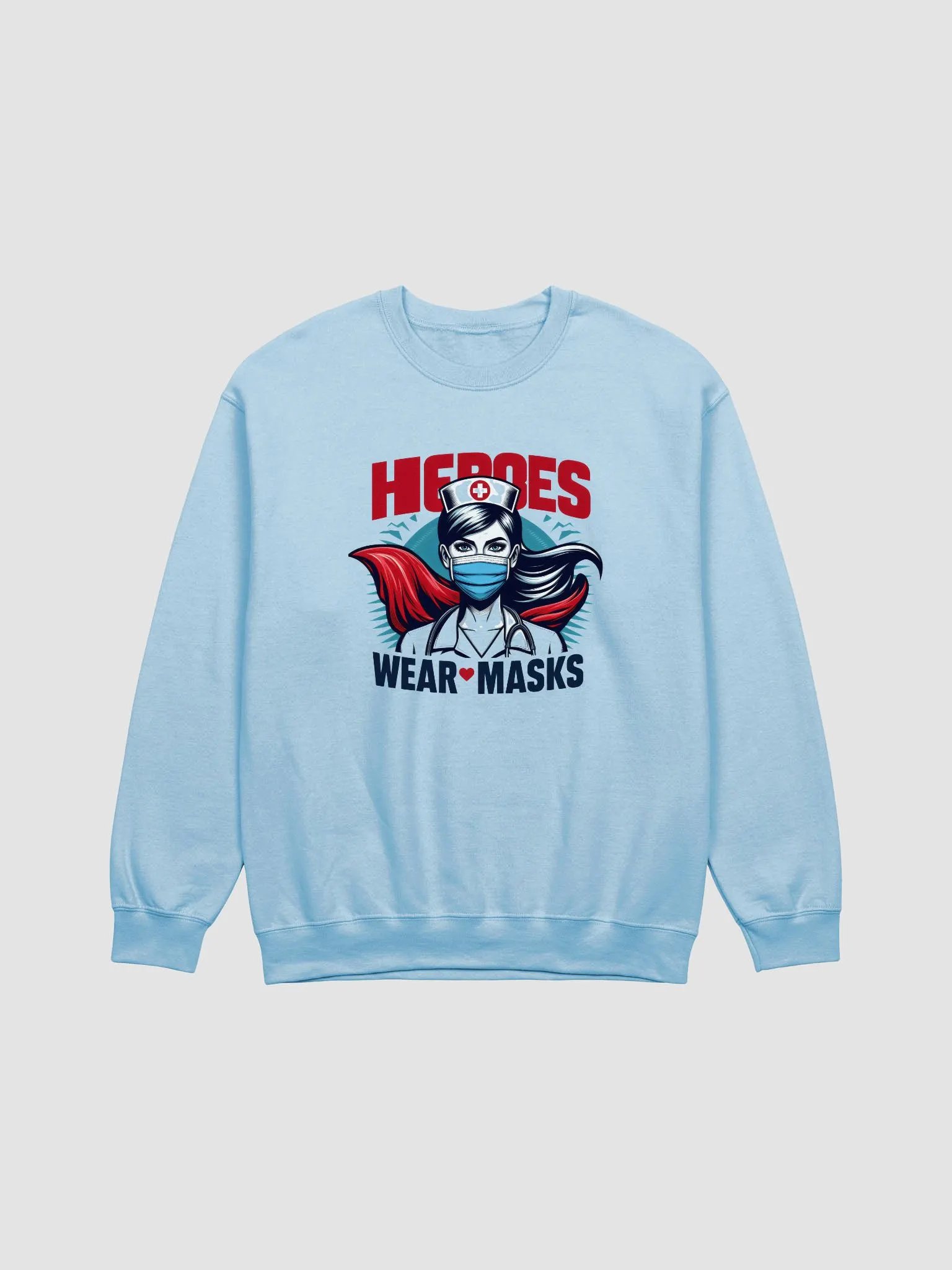 Heroic Nurse - Masked Crusader Sweatshirt product image (1)