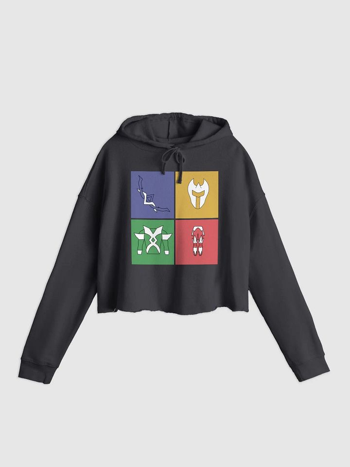 Retro Crystal Armour Crop Sweater product image (1)