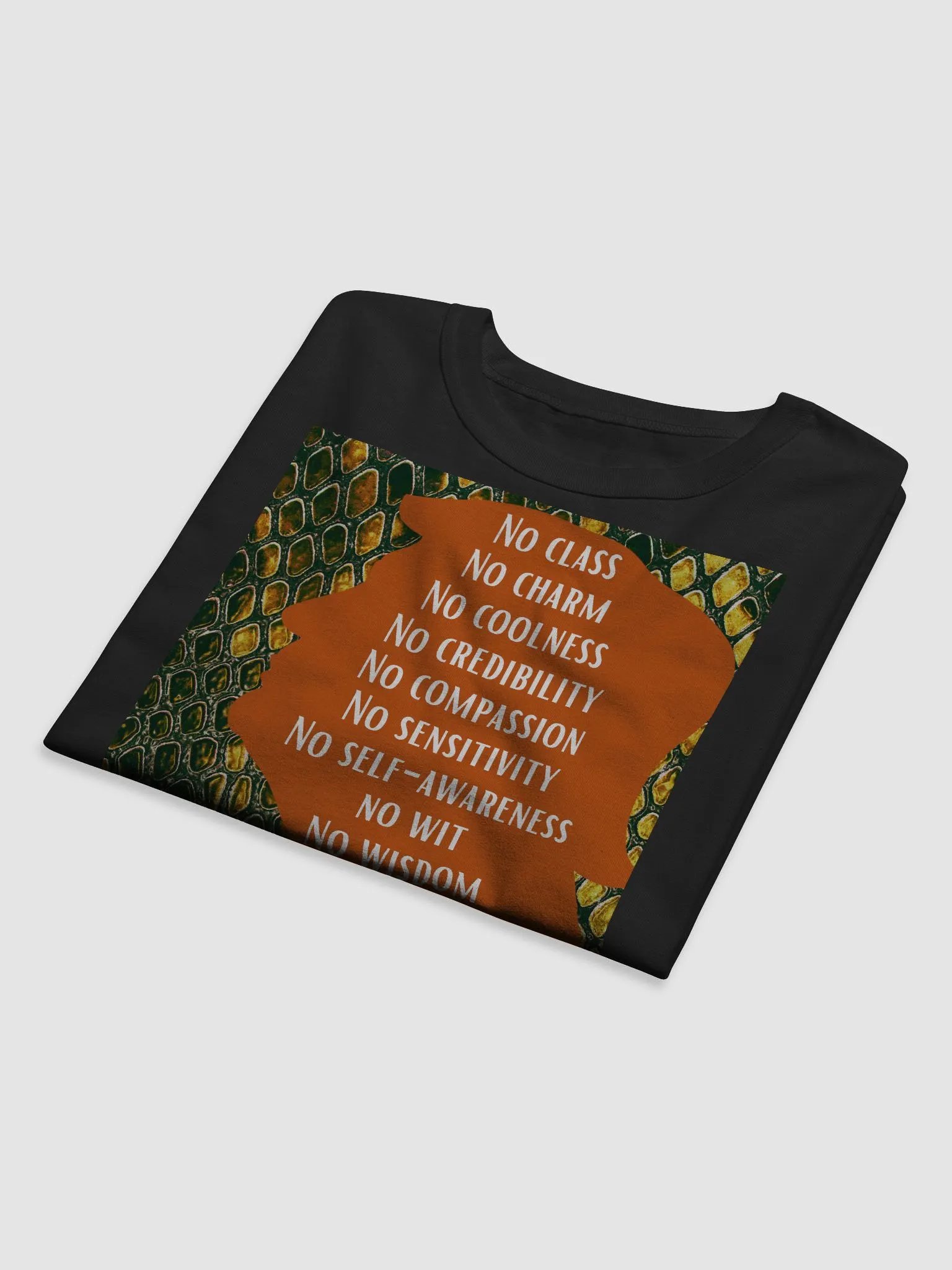 No Class, No Charm, No Coolness Donald Trump Silouhette T-Shirt product image (6)