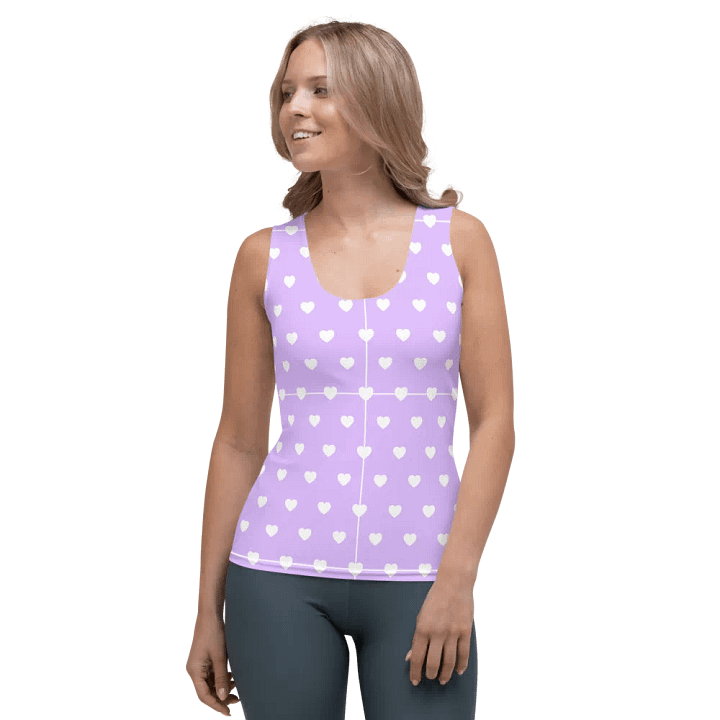 Pastel Heart Seamless Pattern Women's Tank Top - V3 product image (1)