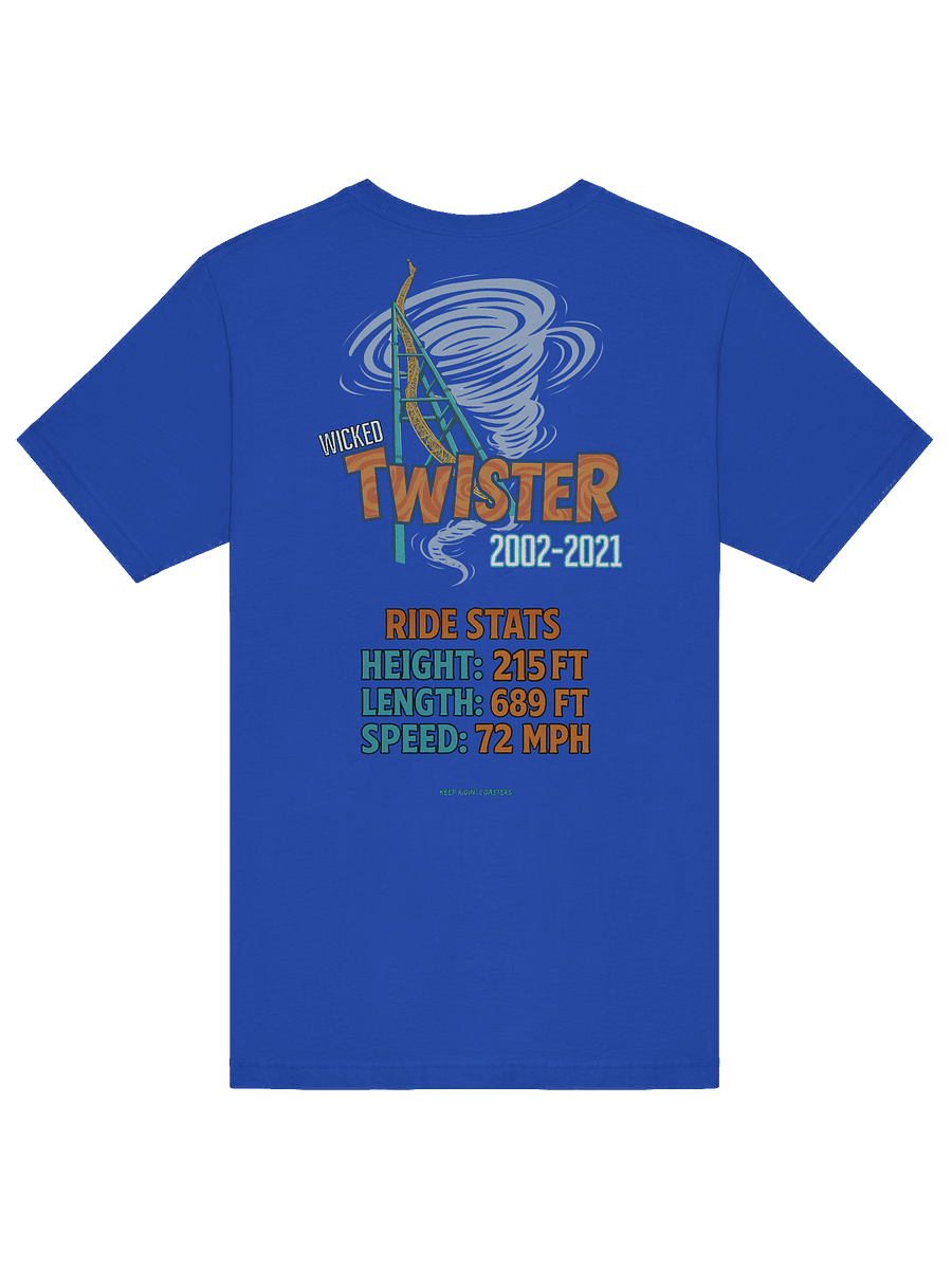 Wicked Twister 2002-2021 Roller Coaster T-Shirt product image (29)