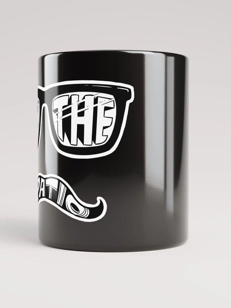 Glasses & Mustache Black Coffee Mug product image (3)
