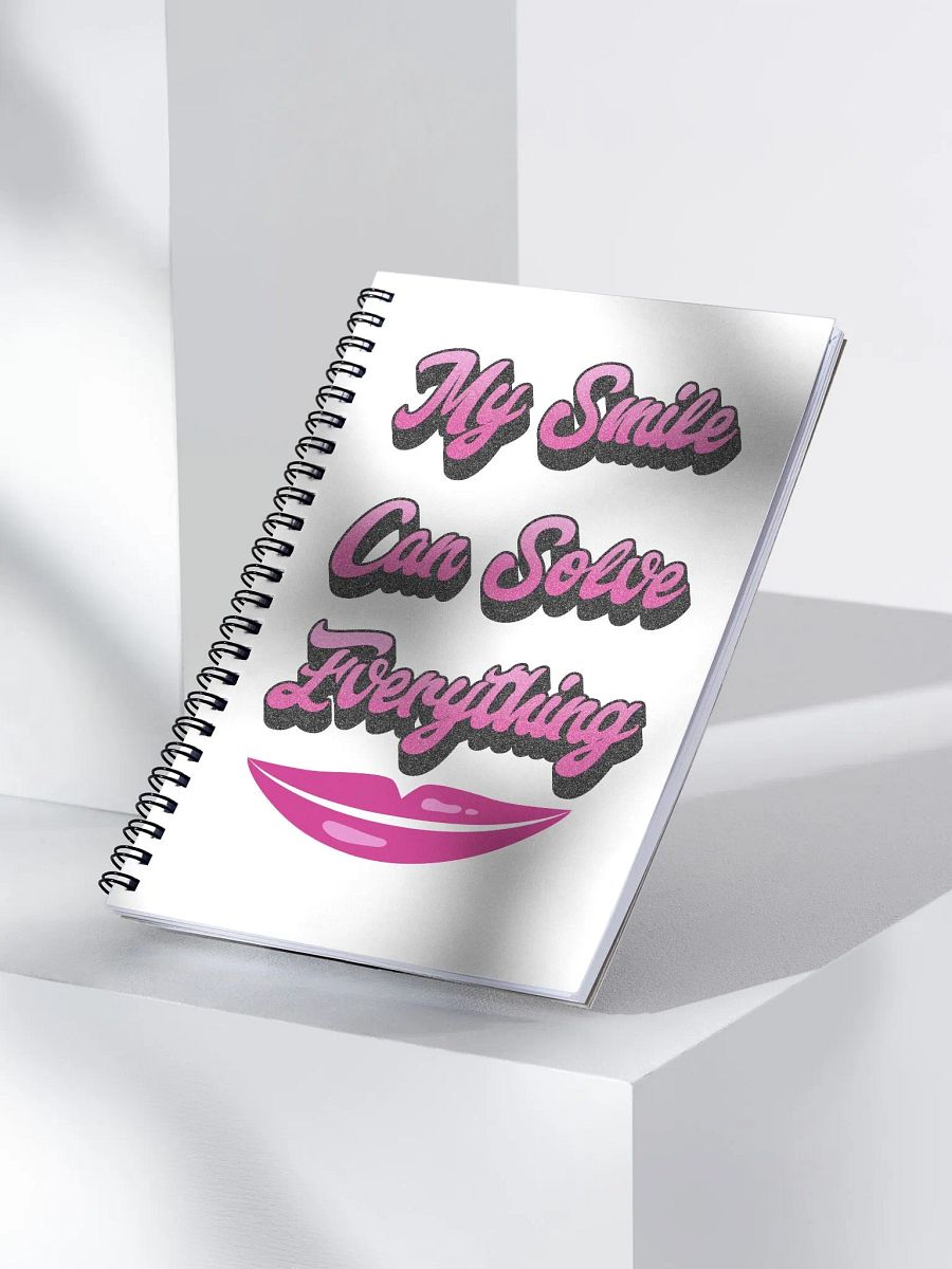 My Smile Can Solve Everything Spiral Notebook product image (3)